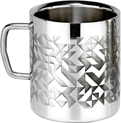 

Gurukrupa Magic Mirror 280ml Stainless Steel Mug(280 ml), Multicolor
