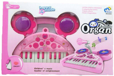 

Taaza Garam kids high quality Super TOYS Musical Keyboard Piano with Lights & Microphone mic(Pink)