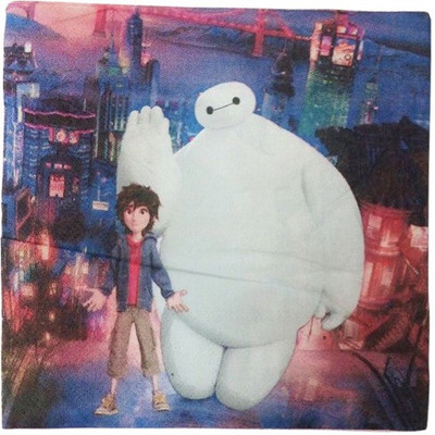 

Funcart Funcart Big Hero paper Napkins (10pcs/pack) Multicolor Napkins(10 Sheets)