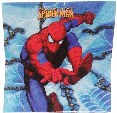 

Funcart Funcart Spiderman Theme Paper Napkins (10pcs/pack) Multicolor Napkins(10 Sheets)