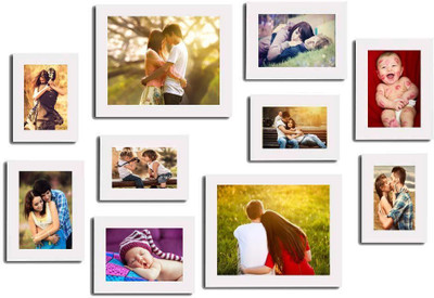 

Desi Frame MDF Photo Frame(White, 10 Photos)