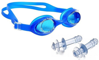 

Flying Toyszer Swimming Goggle with Ear Buds(Multicolor)