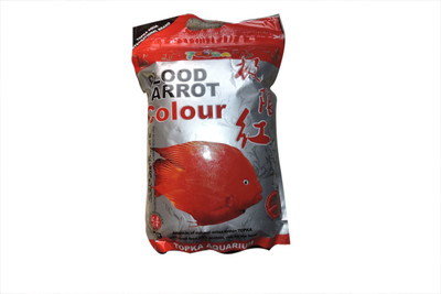 

Taiyo Topka Imported Blood RED PARROT Color Enchancer & Growth 1kg 1 kg Dry Fish Food