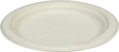 

Ezee ECO FRIENDLY 10" BAGASSE ROUND PLATE 10Pcs (Pack of 5) Plate Set(Pack of 5)