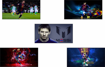 

Original Quotes Decorative Lionel Messi Posters (Pack of 5) Paper Print(26 inch X 14 inch, Rolled)