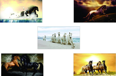 

Original Quotes Decorative Running Horses Posters (Pack of 5) Paper Print(26 inch X 14 inch, Rolled)