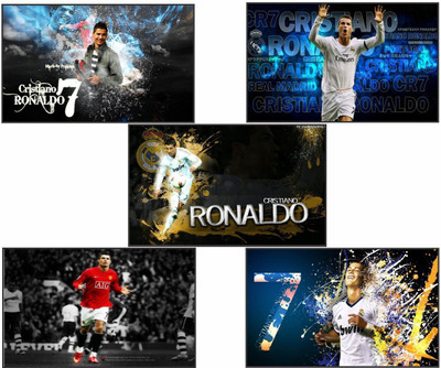 

Original Quotes Decorative cristiano ronaldo Poster (Pack of 5) Paper Print(26 inch X 14 inch, Rolled)