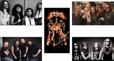 

Original Quotes Decorative Metallica Music Band Posters (Pack of 5) Paper Print(26 inch X 14 inch, Rolled)