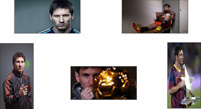 

Original Quotes Decorative Lionel Messi Posters (Pack of 5) Paper Print(26 inch X 14 inch, Rolled)