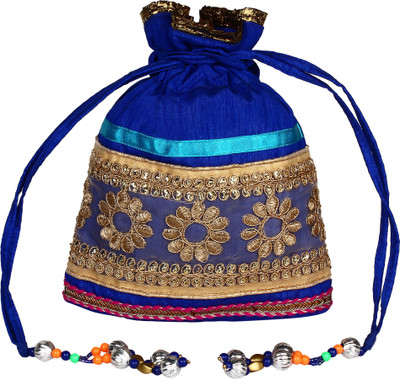 

Anekaant Glitzy Potli(Multicolor)