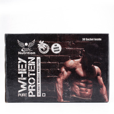 

Cozy Cure Nutrition Pure Whey Protein (30 Daily Packs) Whey Protein(1 kg, Vanilla)