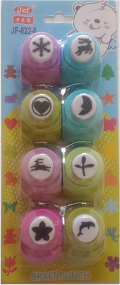 

DWeS Punches & Punching Machines(Set Of 8, Multicolor)
