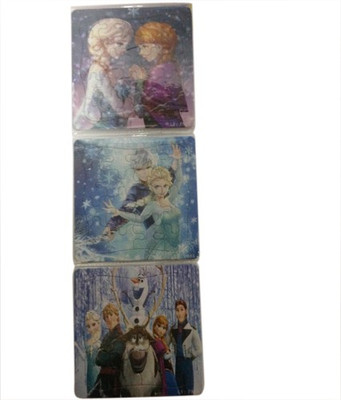 

Funcart Funcart Frozen 3 pieces puzzle set(3 Pieces)