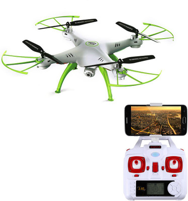 

SYMA X5HW With Wifi FPV HD Camera 2.4G 4CH 6Axis Hover Function Headless Mode RC Quadcopter(White)