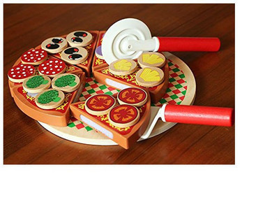 Shrih Wooden Pizza Kitchen Toys