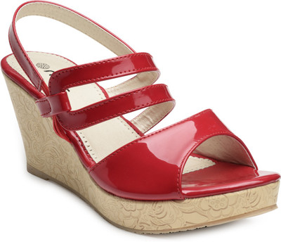 

Nell Women Red Wedges