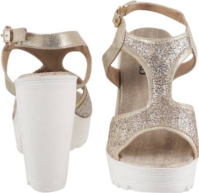 Metro Women 15,Gold Heels