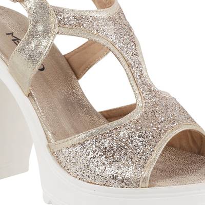 Metro Women 15,Gold Heels