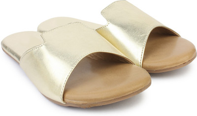 

Do Bhai Women Golden Flats