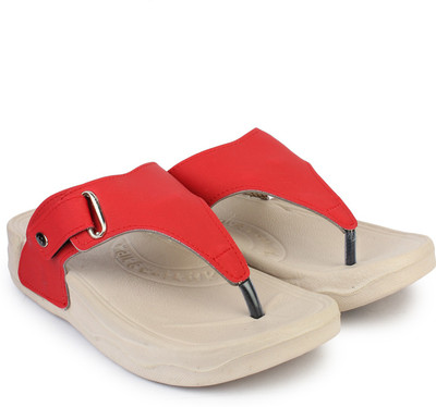 

Do Bhai Women Red Flats