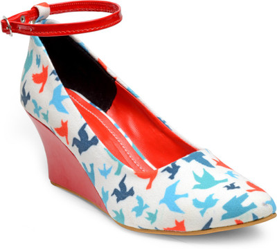 

Nell Women Blue Wedges