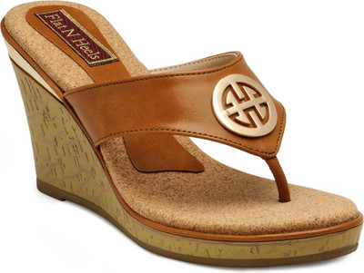 

Flat n Heels Women Tan Wedges