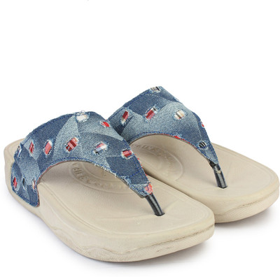 

Do Bhai Women Blue Flats