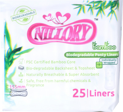 

Nillory Bamboo Core Biodegradable Panty Liner - 25 pieces Pantyliner