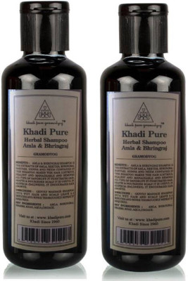 

Khadi Pure Amla and Bhringraj Shampoo(420 ml)
