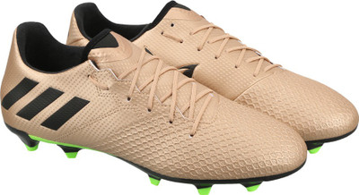 

ADIDAS MESSI 16.3 FG Football Shoes For Men(Black, Green, Coppmt/cblack/sgreen