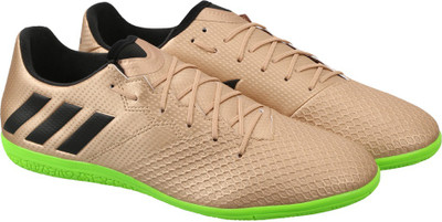 

ADIDAS MESSI 16.3 IN Football Shoes For Men(Black, Green, Coppmt/cblack/sgreen