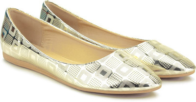 

Addons Addons Gold Colored Ballerinas Bellies For Women(Gold