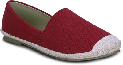 

Get Glamr Sara Espadrilles Espadrilles For Women(Red, Off White