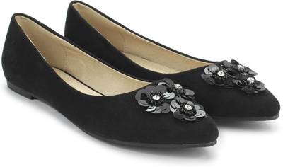 Addons Addons Grey Colored Ballerinas Bellies