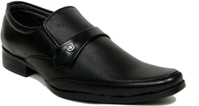 

Leather Chief Slip On For Men(Black