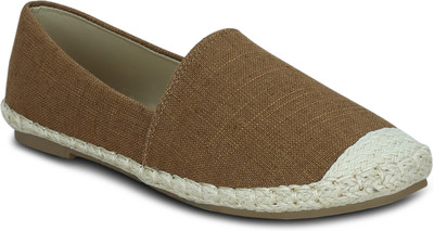 

Get Glamr Sara Espadrilles Canvas Shoes For Women(Brown