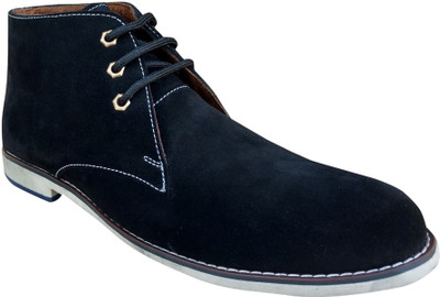 

3 Wolves Chukka Boots For Men(Black