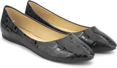 Addons Addons Grey Colored Ballerinas Bellies