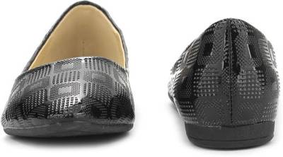 Addons Addons Grey Colored Ballerinas Bellies