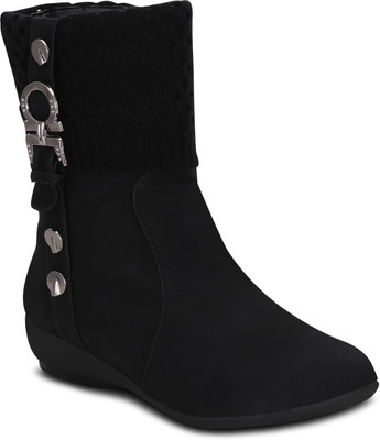 

Get Glamr Chika Boots For Women(Black