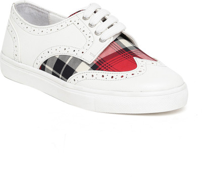 

Bruno Manetti BM-3000 Sneakers For Women(White, Red