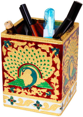 

Halowishes 1 Compartments Wood Pen Stand(Multicolor)