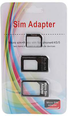 

advati NANO SIM ADAPTER 3 Sim Adapter(Plastic Sim Adapter)