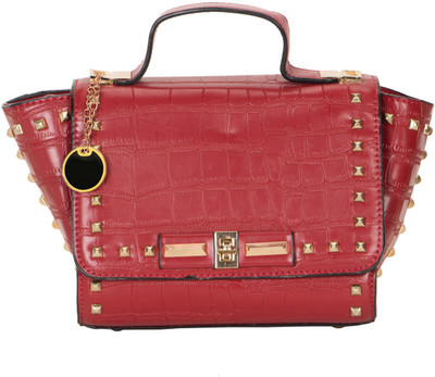 

Enux Girls Casual Red Leatherette Sling Bag