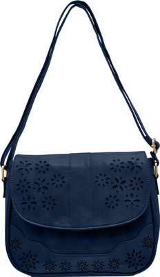 

tap fashion Women Casual Blue PU Sling Bag