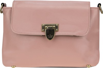 

Zeva Women Casual Pink PU Sling Bag