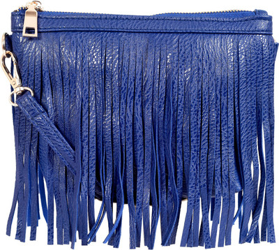 

Lino Perros Women Casual Blue Leatherette Sling Bag