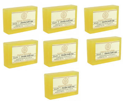 

Khadi Natural Chandan Haldi Soap(875 g, Pack of 7)