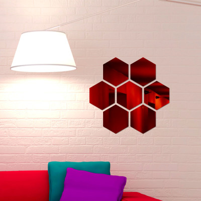 Naveed Arts  Acrylic Sticker Sticker(Pack of 1, Red