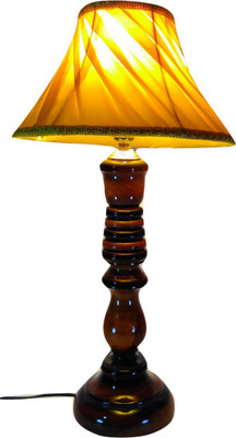 

Woodly Plain Yellow Table Lamp(45 cm, Yellow)